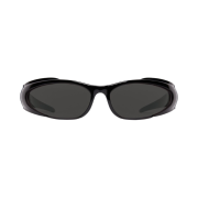 Balenciaga Reverse X-Pander Rectangle Sunglasses Black