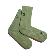 LI2 Pigment Running Crew Socks Deep Olive