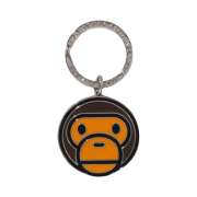 BAPE Baby Milo Metal Keychain Brown