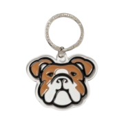 Human Made Acrylic Animal Keyring Brown