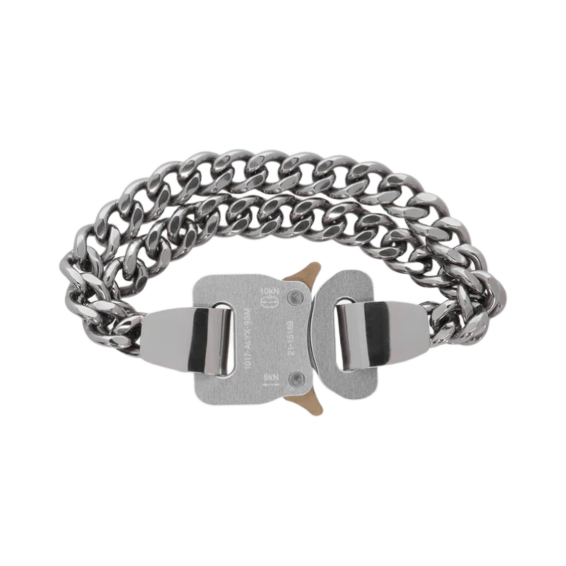 1017 알릭스 9SM 더블 체인 브레이슬릿 실버(1017 Alyx 9SM Double Chain Bracelet Silver)