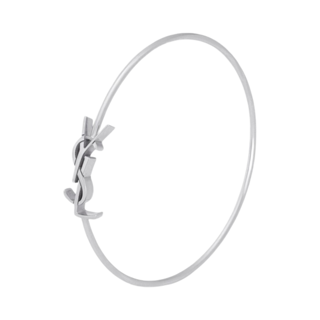 생로랑 카산드라 뱅글 18K 그레이 골드(Saint Laurent Cassandre Bangle in 18K Grey Gold) - 1