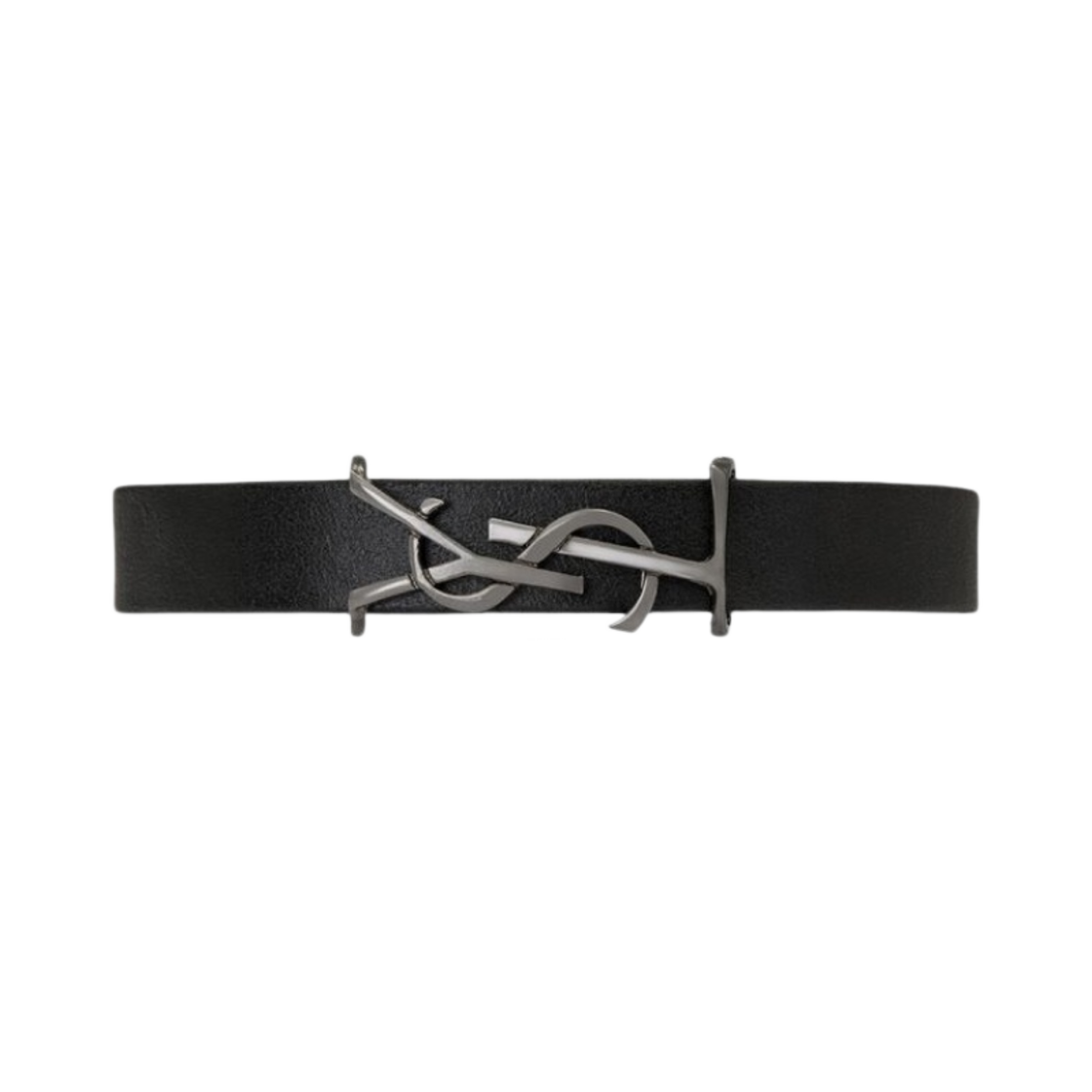 생로랑 레더 오피움 브레이슬릿 블랙(Saint Laurent Opyum Bracelet in Leather Black)