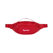 Supreme Leather Waist Bag Red - 23FW