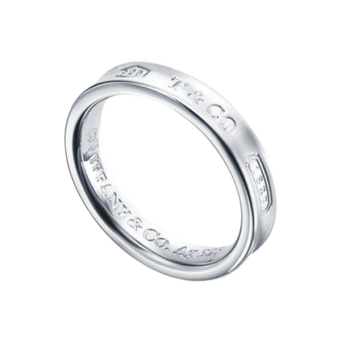 티파니 앤 코 1837 링 네로우 실버(Tiffany & Co. 1837 Ring Narrow Silver)