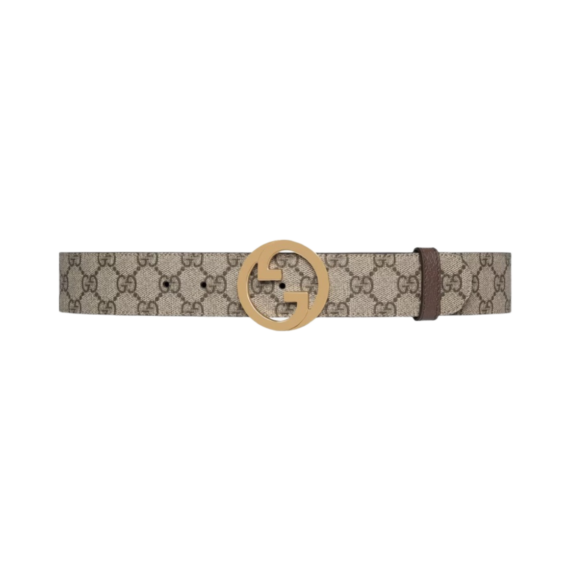 739373-K9GSG-8367 Gucci Blondie Belt Brown Beige Ebony