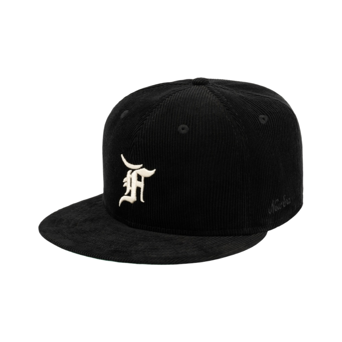 뉴에라 x 피어 오브 갓 59FIFTY 코듀로이 사이즈 캡 블랙(New Era x Fear of God 59FIFTY Corduroy Size Cap Black)
