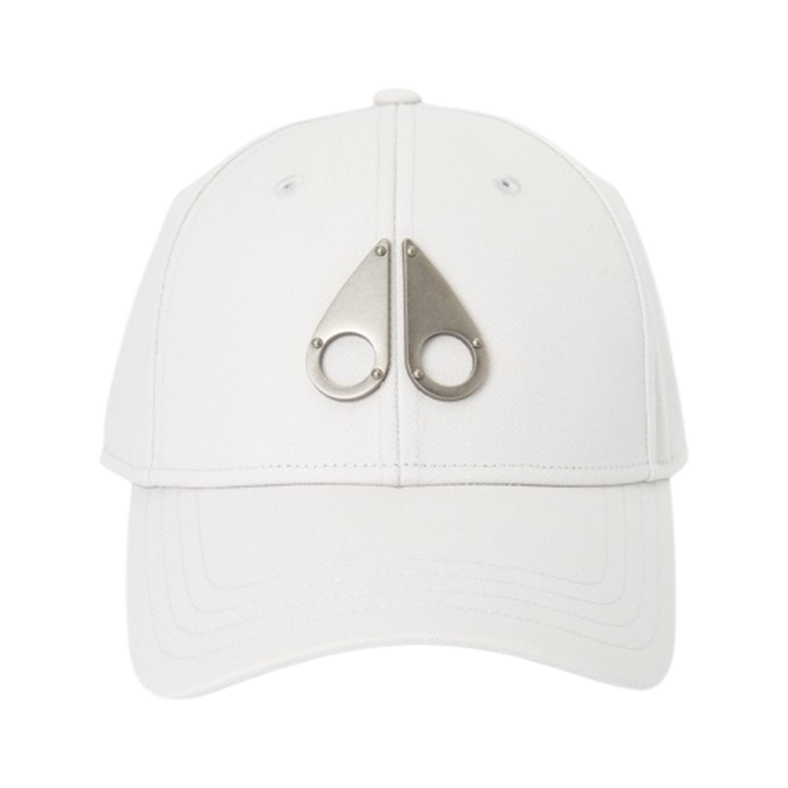 M31MA5341453 Moose Knuckles Logo Icon Cap Grey White