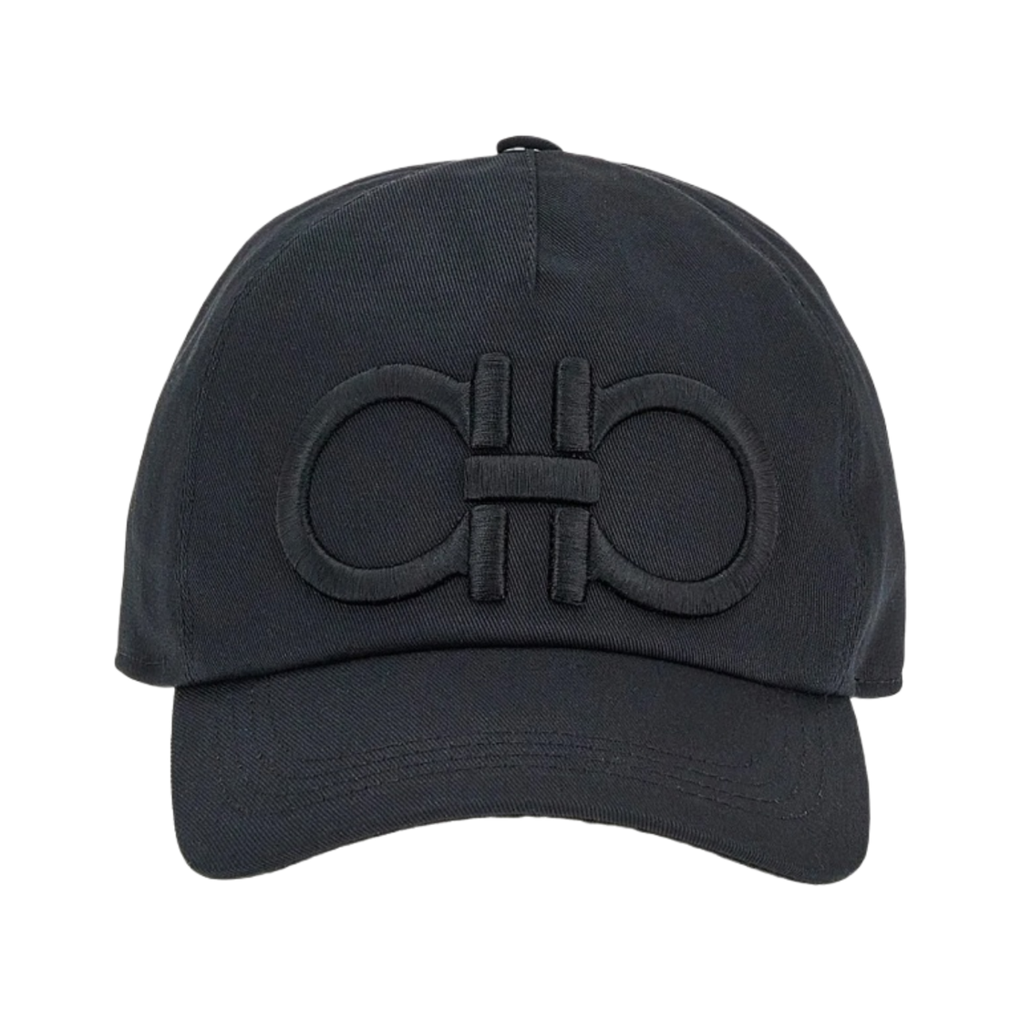 560024-751009 Ferragamo Gancini Baseball Cap Black
