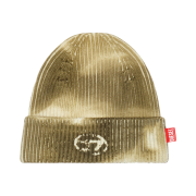 Diesel K-Greaty Wool Beanie With Camo Print Olive Green