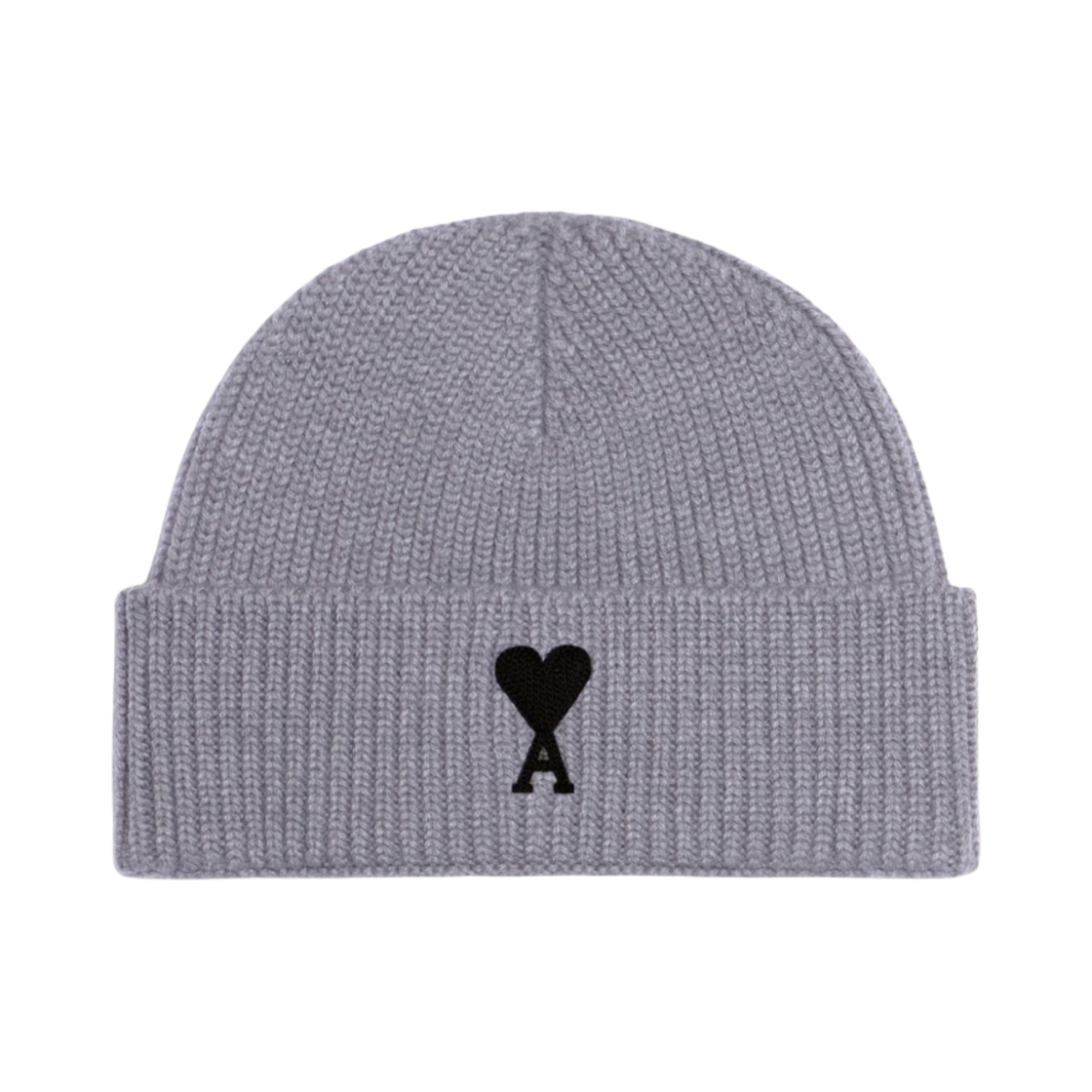 아미 스몰 하트 로고 비니 그레이 블랙(AMI de Coeur Beanie Grey Black) - 1