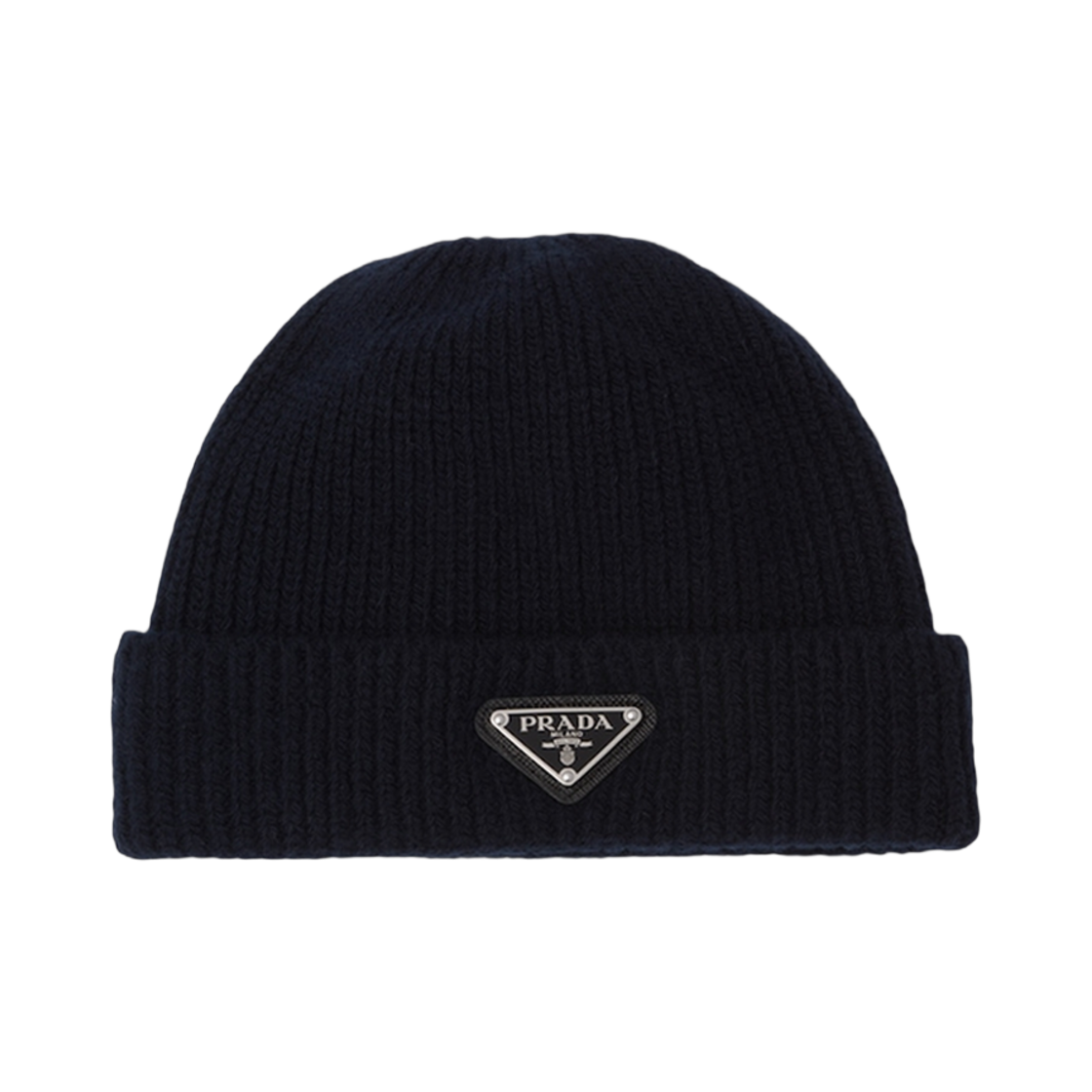 프라다 울 캐시미어 비니 블루