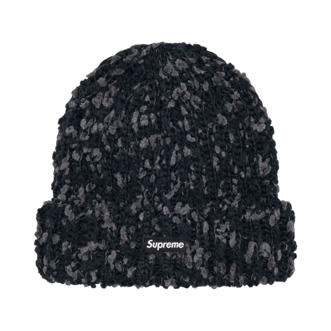 슈프림 쉐닐 비니 블랙 - 23FW