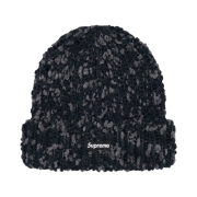 Supreme Chenille Beanie Black - 23FW