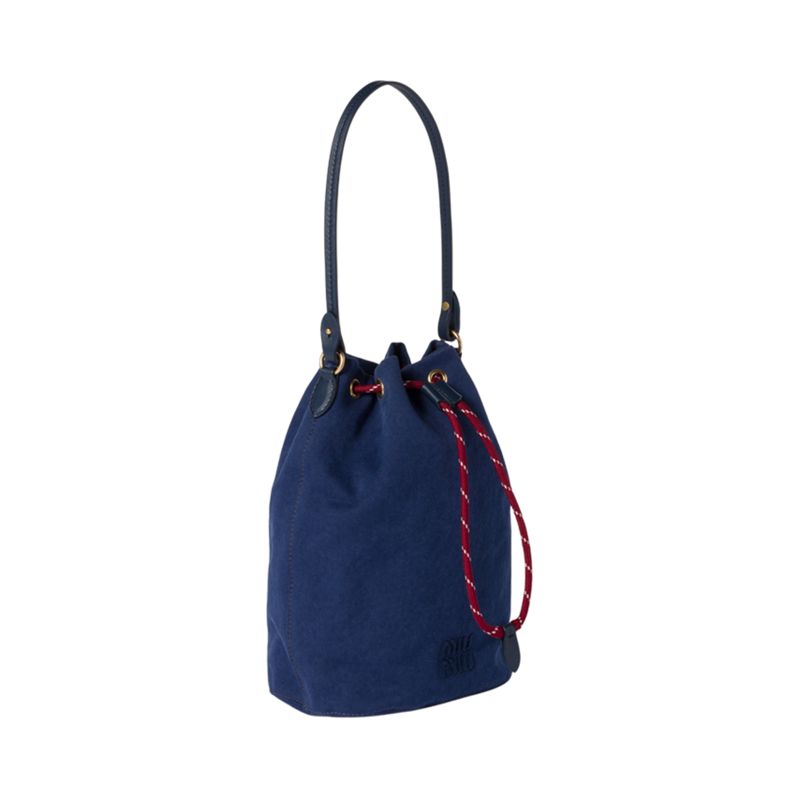 미우 미우 개버딘 파우치 인디고 아마란스(Miu Miu Gabardine Pouch Indigo Amaranth) - 2