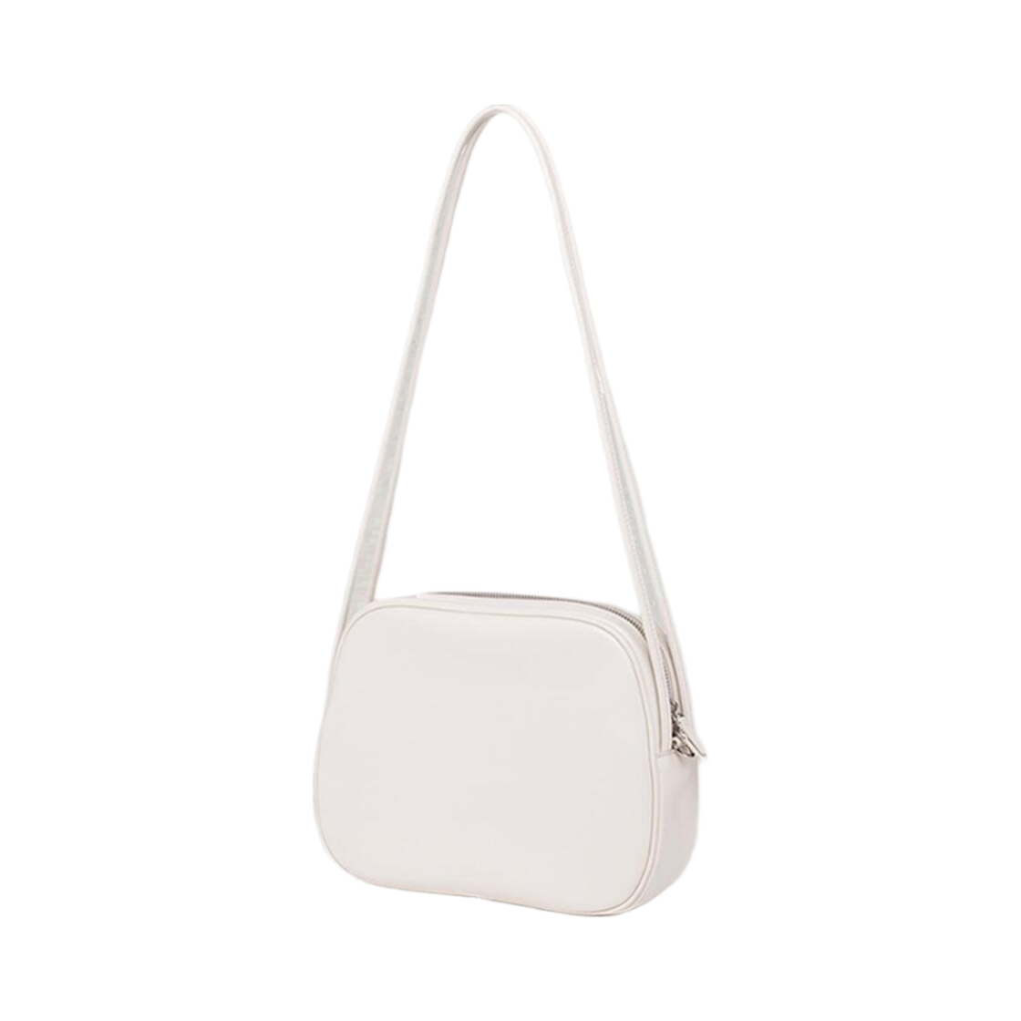 (W) 던스트 페블 레더 숄더백 크림 그레이((W) Dunst Pebble Leather Shoulder Bag Cream Grey) - 2