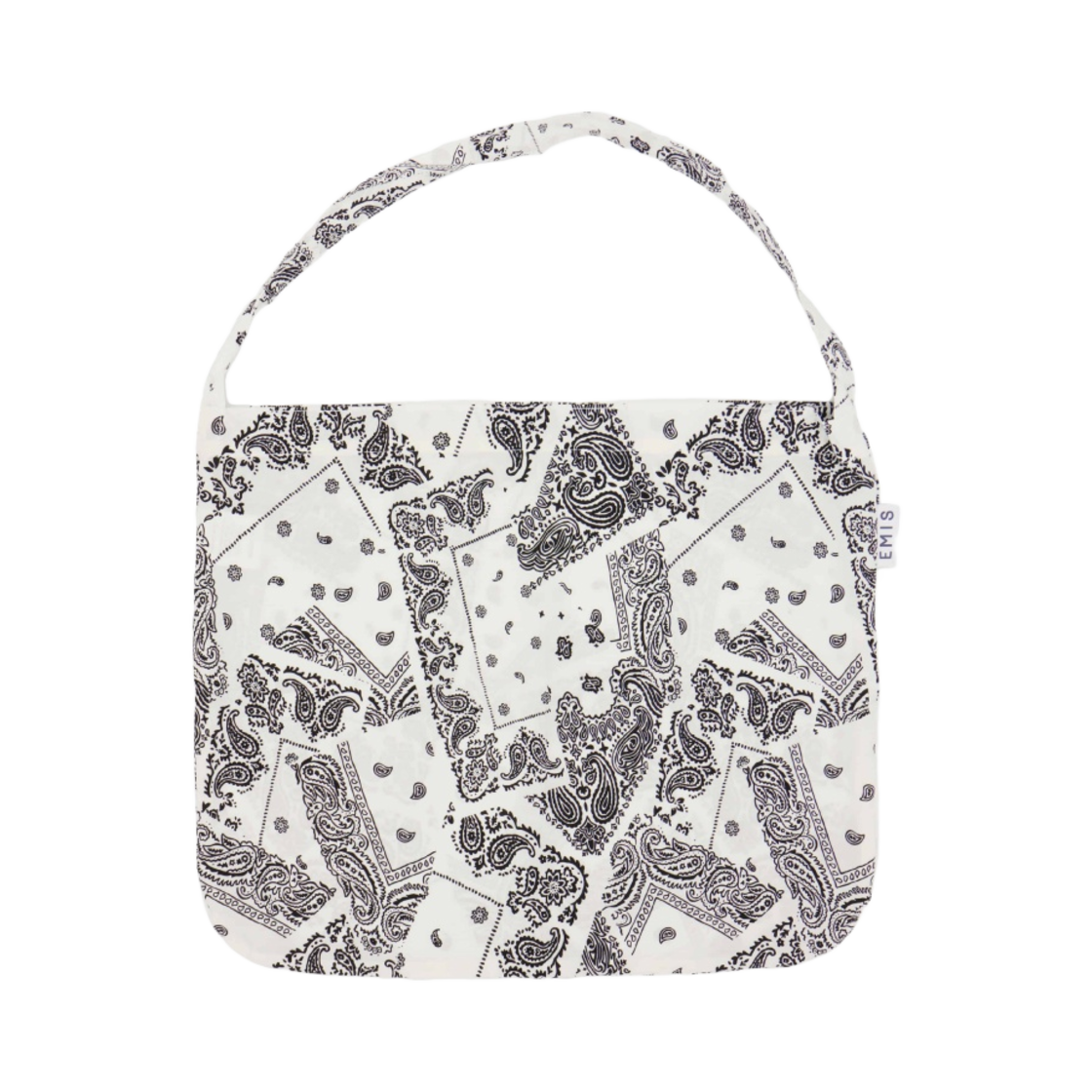 이미스 페이즐리 에코백 화이트(Emis Paisley Eco Bag White)