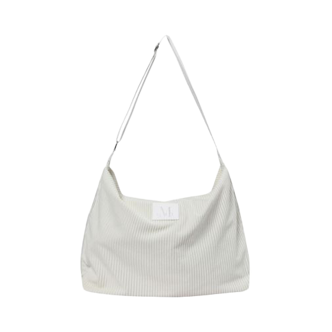 P00000OO_01 MUCENT Soft Corduroy Cross Bag Unisex Ivory