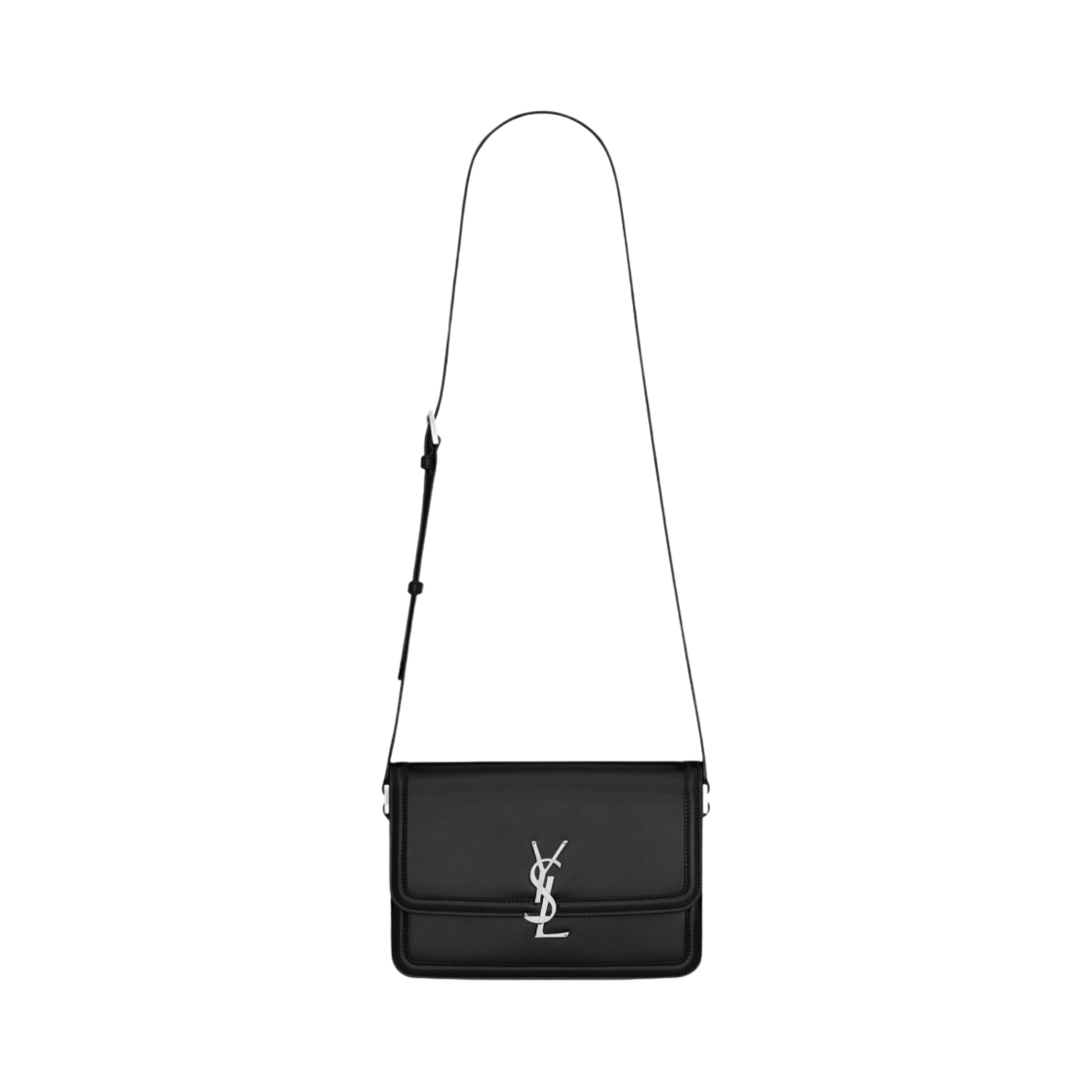 생로랑 스무스 레더 솔페리노 미디움 사첼백 블랙