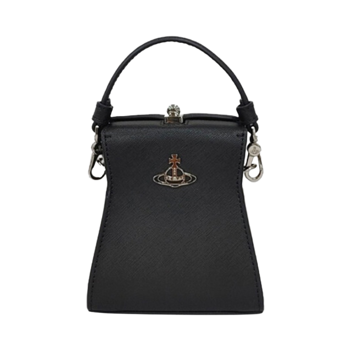 비비안 웨스트우드 켈리 스몰 핸드백 블랙