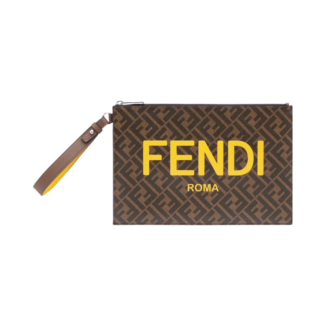 펜디 플랫 패브릭 파우치 브라운(Fendi Flat Fabric Pouch Brown) - 1