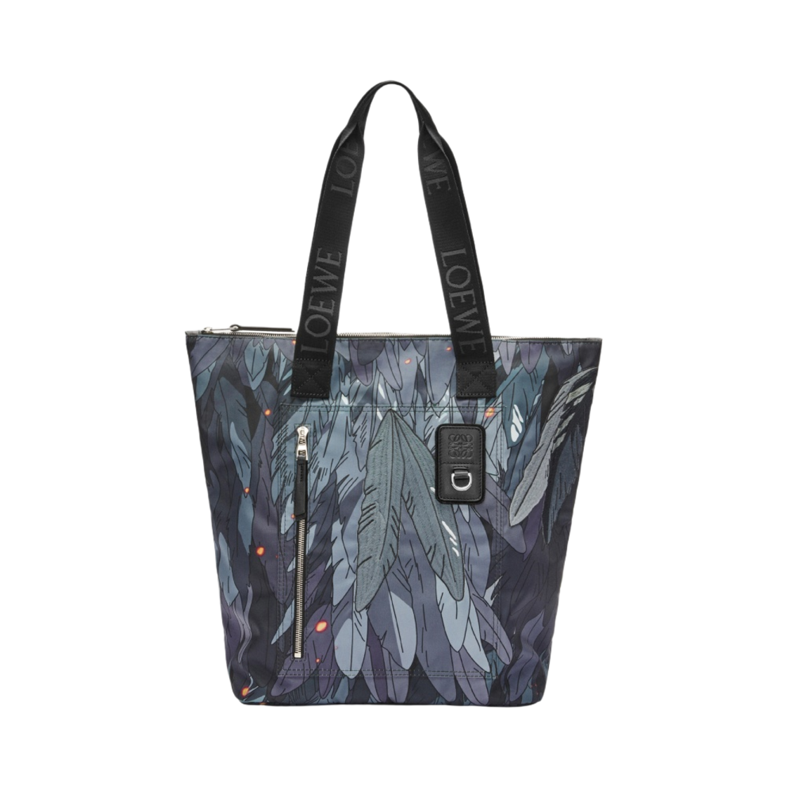 로에베 x 하울의 움직이는 성 버티컬 쇼퍼백 나일론 블랙(Loewe x Howl's Moving Castle Vertical Shopper Bag in Nylon Black) - 1