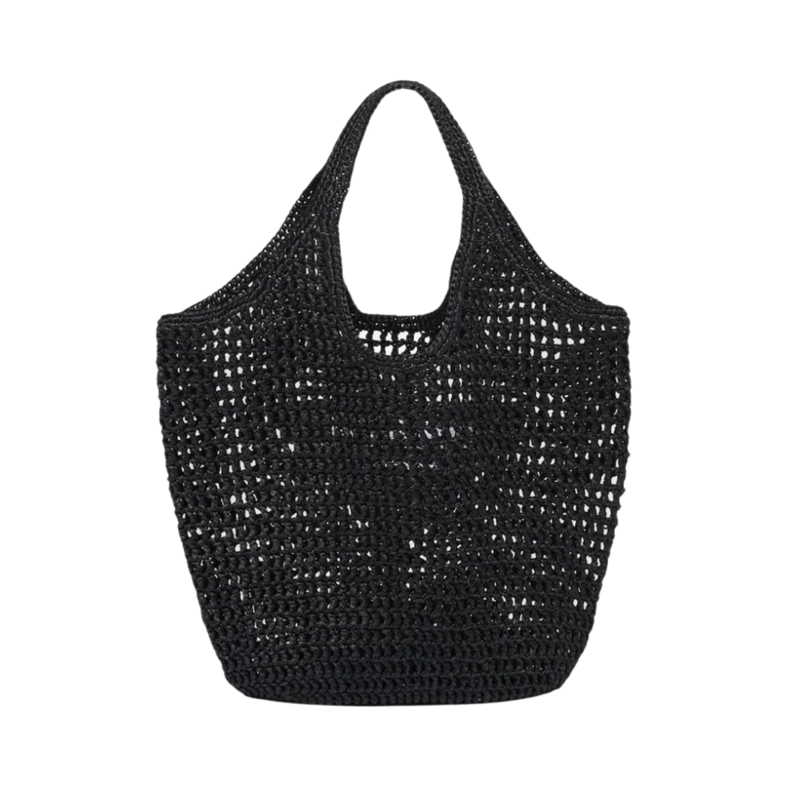 프라다 크로쉐 토트백 블랙(Prada Crochet Tote Bag Black) - 2