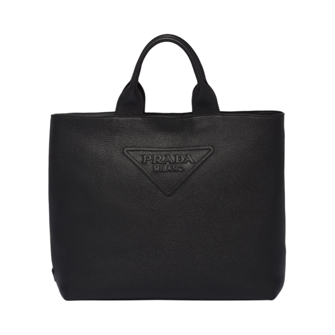 프라다 레더 토트백 블랙(Prada Leather Tote Bag Black) - 1