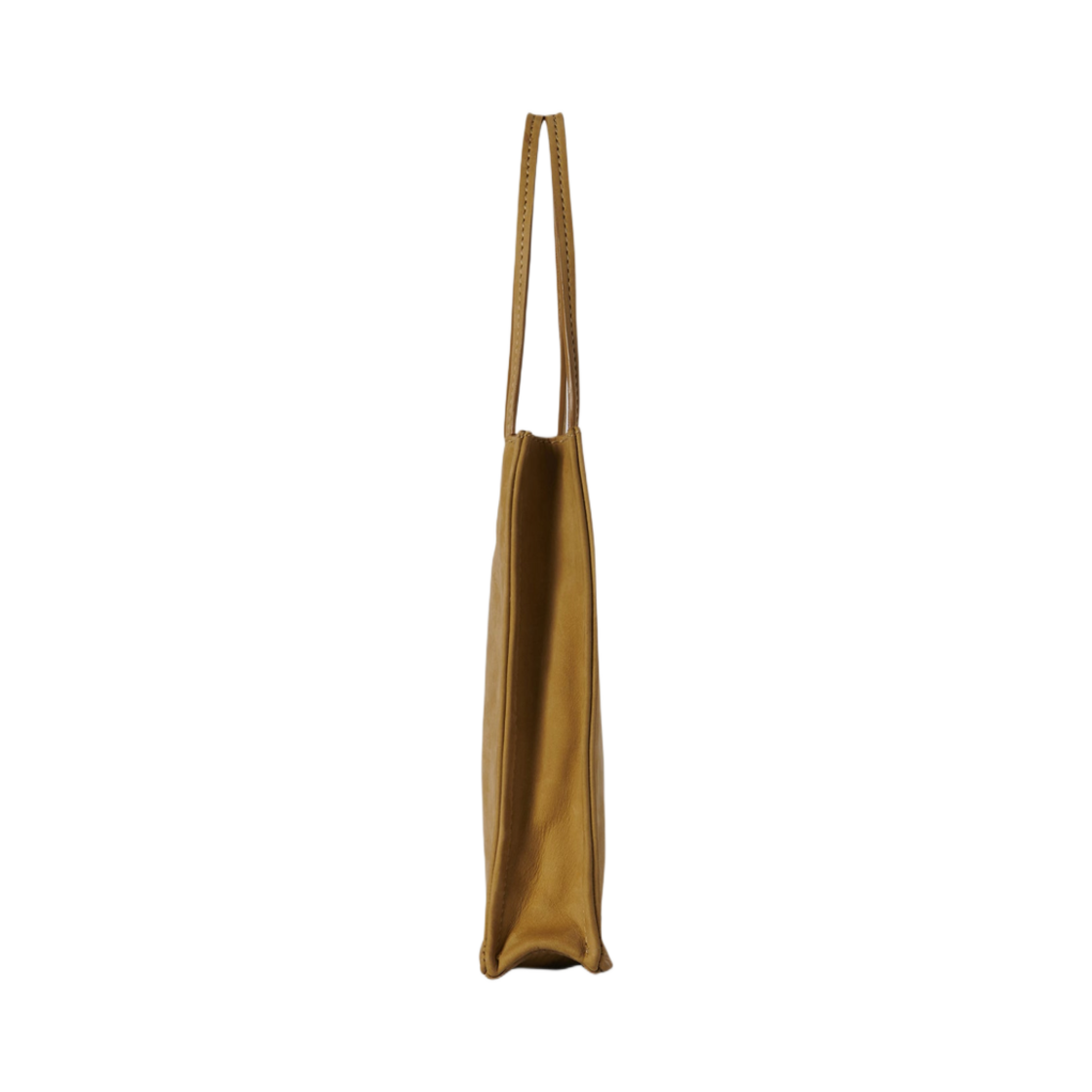 더 로우 스몰 투 고 토트백 누벅 머스타드(The Row Small To Go Tote Bag in Nubuck Mustard) - 3