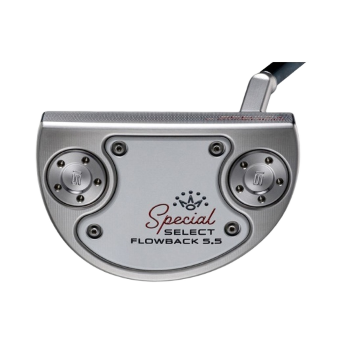 타이틀리스트 스카티 카메론 스페셜 셀렉트 플로우백 5.5 모토 커스텀 샵보이즈 미드 말렛 헤드커버 레드 마타도르 그립 퍼터 34.5인치 레드 블랙 레드 실버(Titleist Scotty Cameron Special Select Flowback 5.5 Moto Custom Shopboys Mid-Mallet Headcover Red Matador Grip Putter 34.5-Inch Red Black Red Silver) - 3