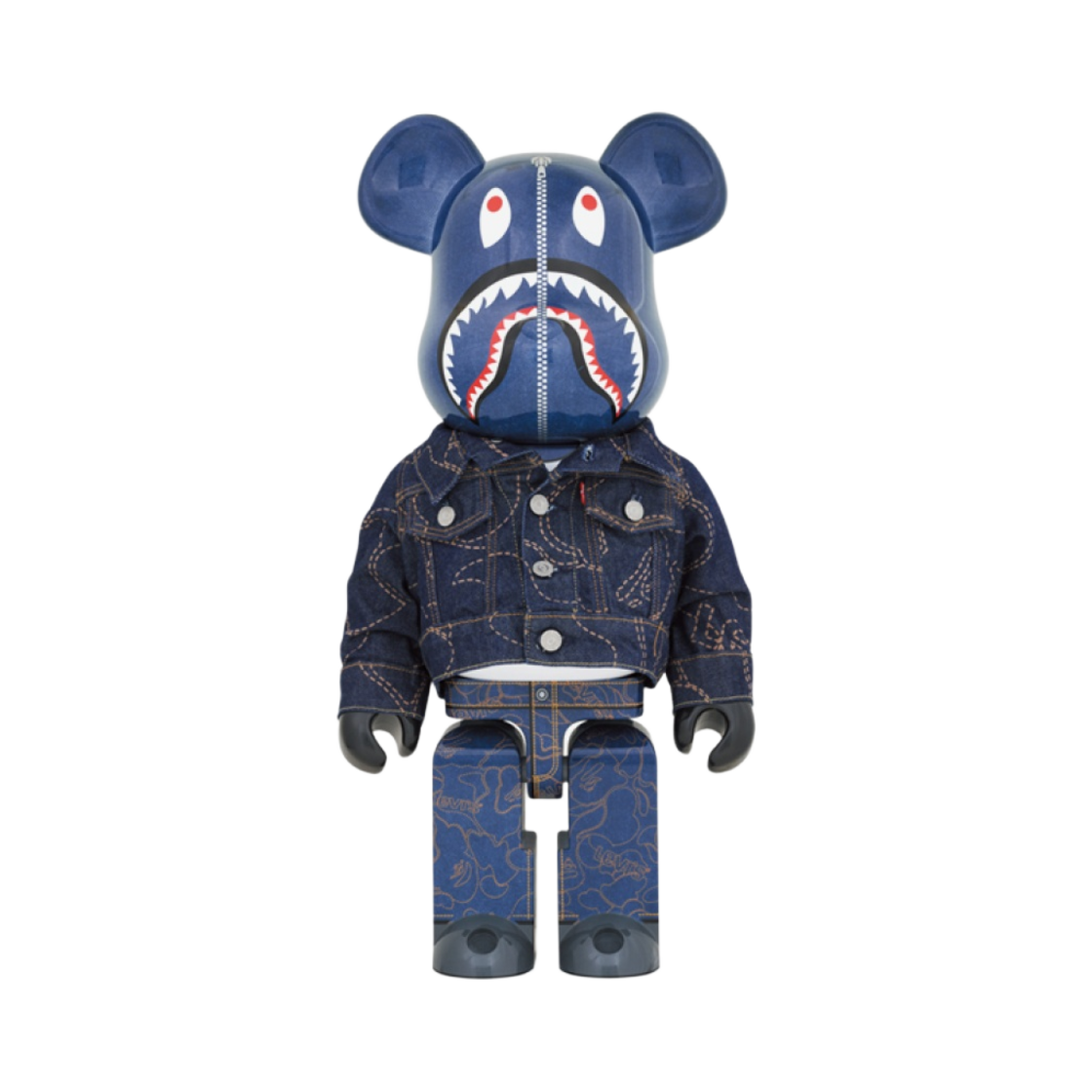 베어브릭 x 베이프 x 리바이스 1000%(Bearbrick x BAPE x Levi's 1000%) - 1