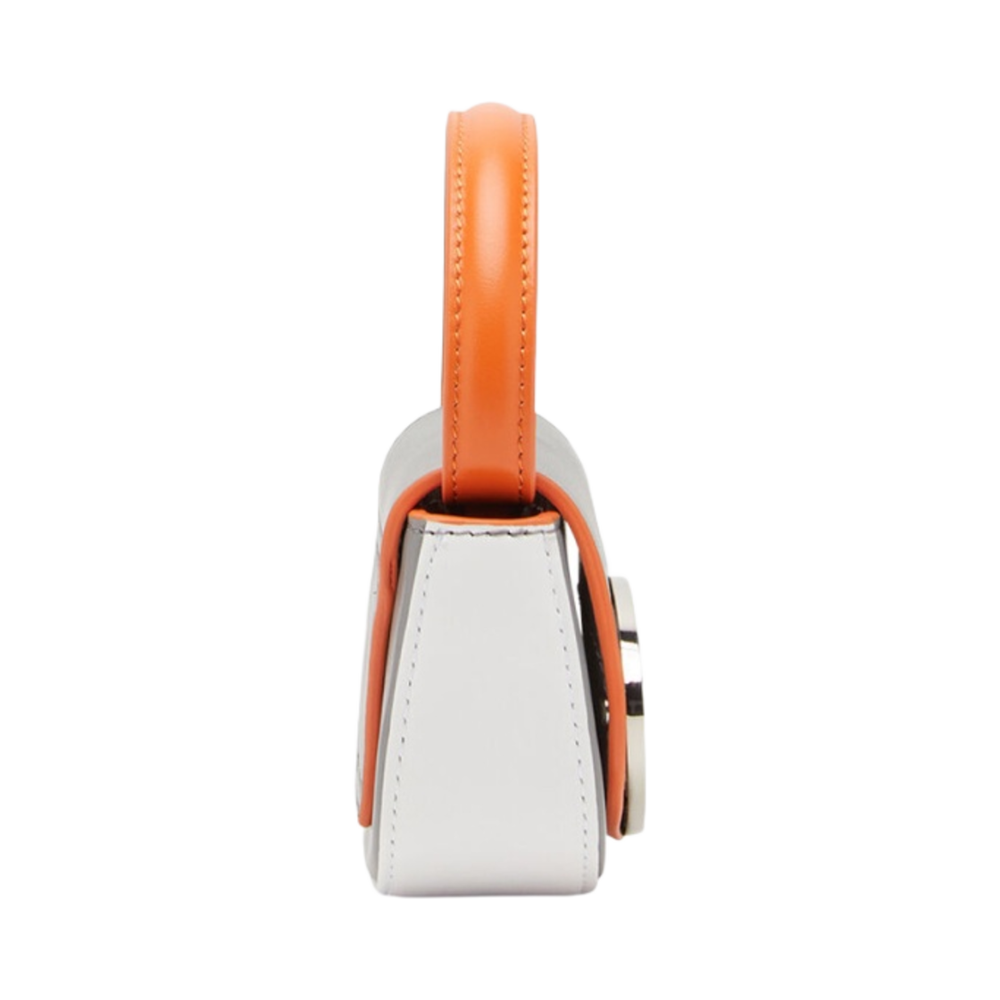 디젤 1DR 컬러 블록 미니백 인 나파 레더 그레이 오렌지(Diesel 1DR Colour Block Mini Bag with in Nappa Leather Grey Orange) - 2