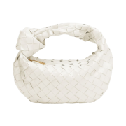 Bottega Veneta Mini Patent Leather Jodie White