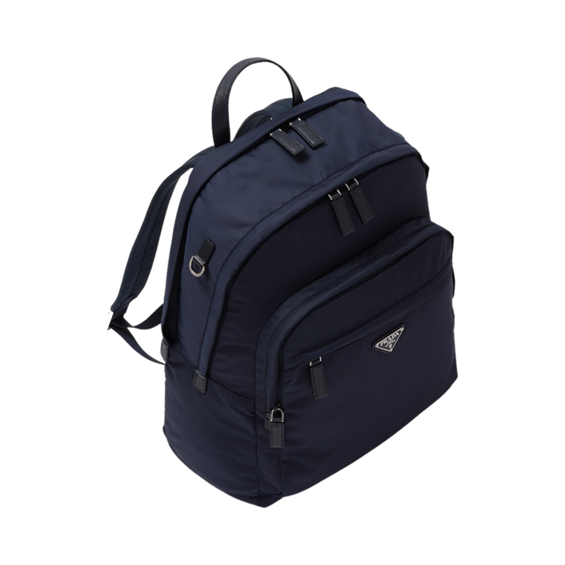 프라다 리나일론 사피아노 레더 백팩 네이비(Prada Re-Nylon Saffiano Leather Backpack Navy) - 2
