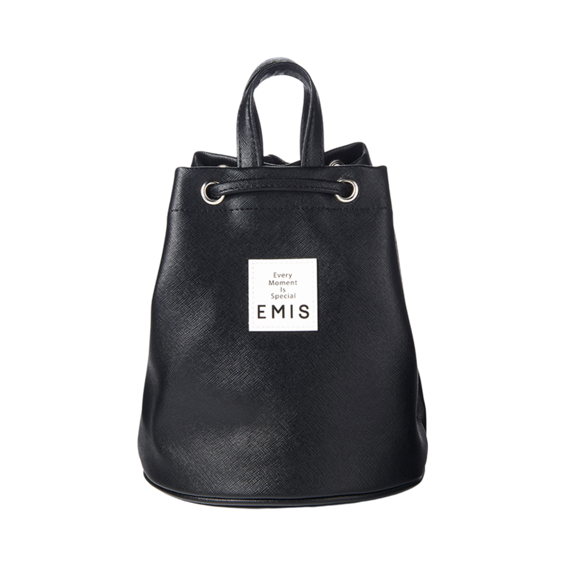 이미스 레더 미니 백팩 블랙(Emis Leather Mini Backpack Black)