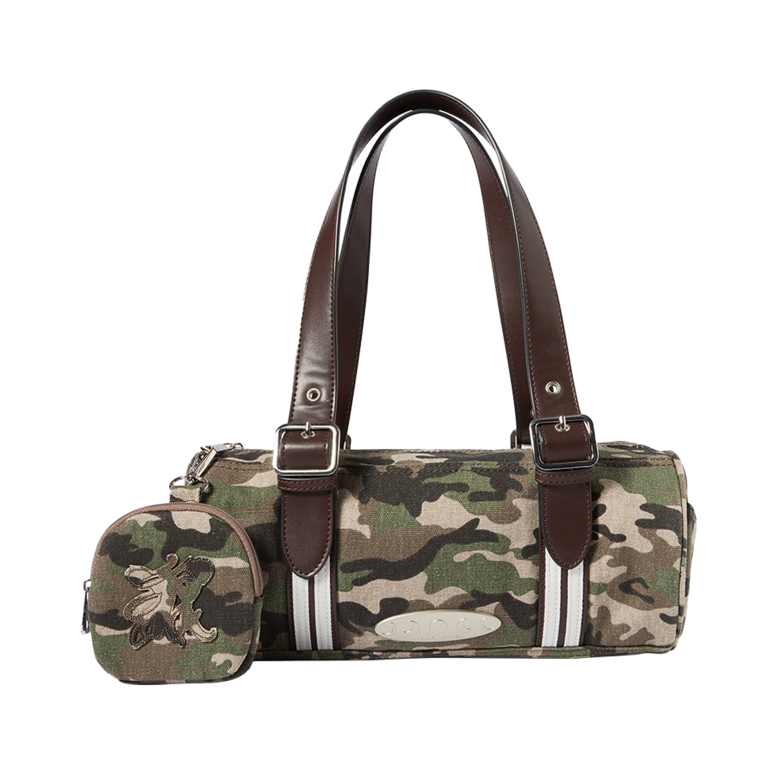 엔와이엑스엑스 피오엠 파우치 써큘러 백 카모