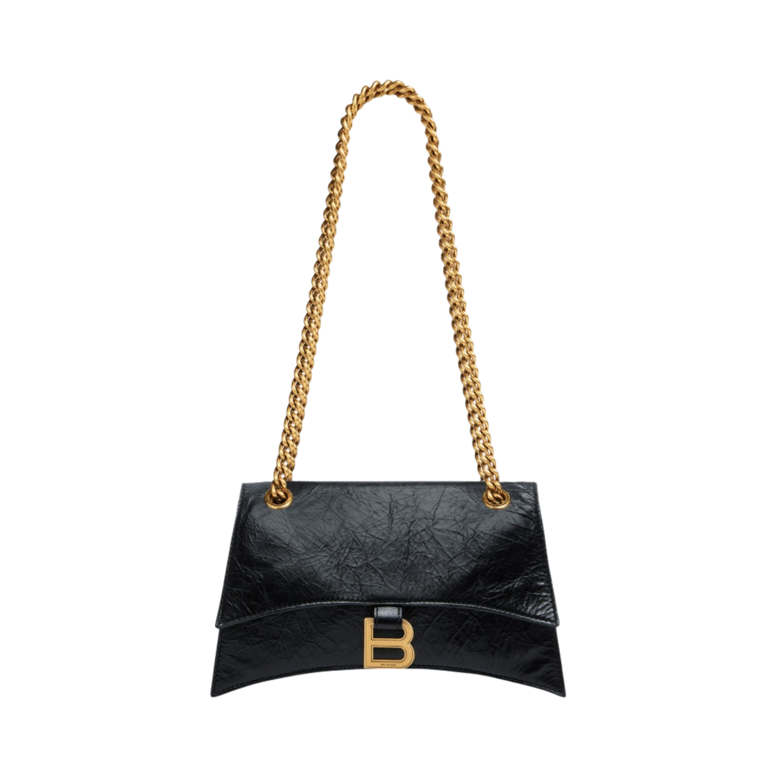 716351210IT1000 Balenciaga Crush Small Chain Bag Black