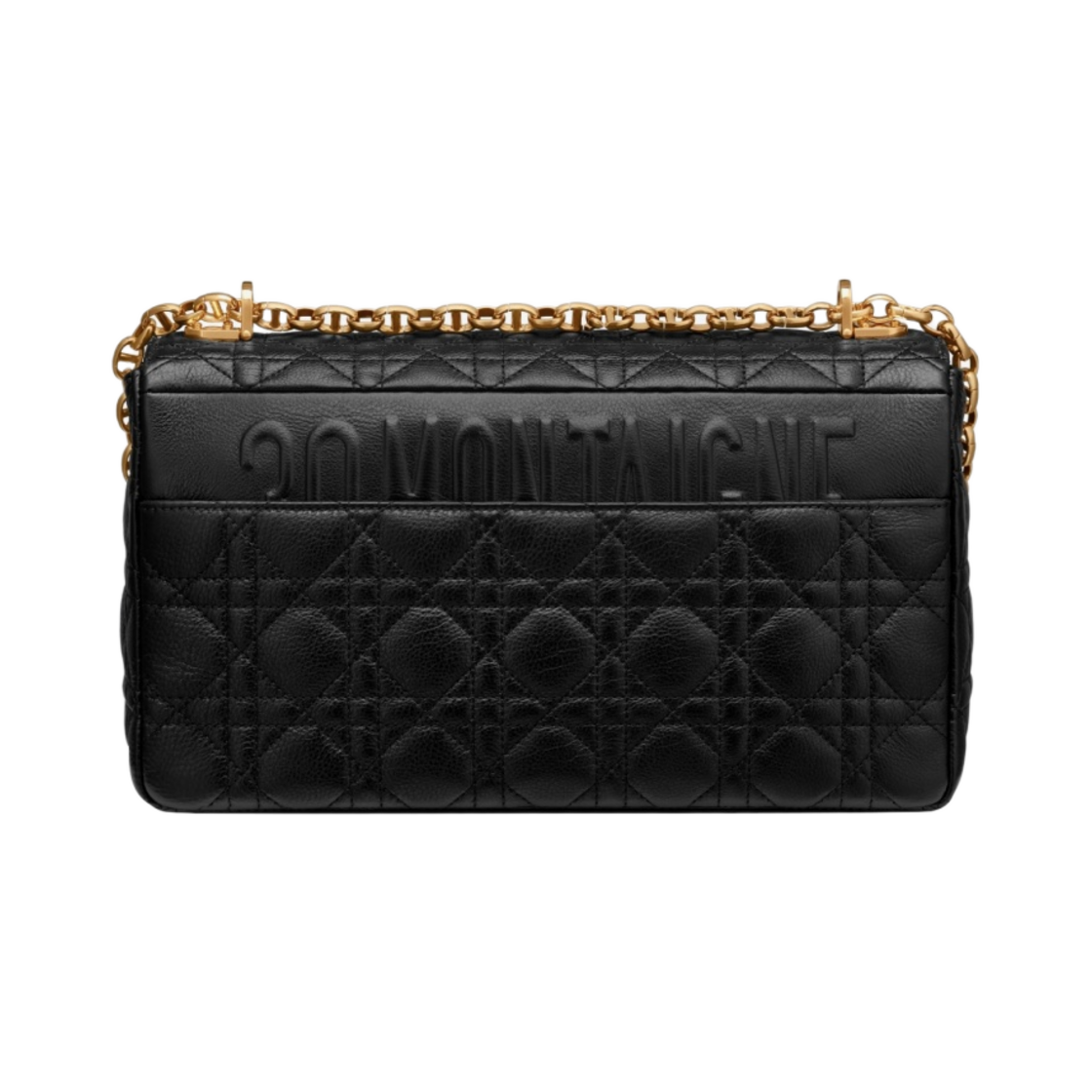 디올 라지 카로백 서플 까나쥬 카프스킨 블랙(Dior Large Caro Bag Supple Cannage Calfskin Black) - 5
