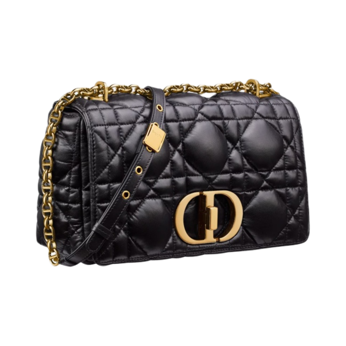 디올 미디움 카로백 서플 까나쥬 카프스킨 블랙(Dior Medium Caro Bag Supple Cannage Calfskin Black) - 2