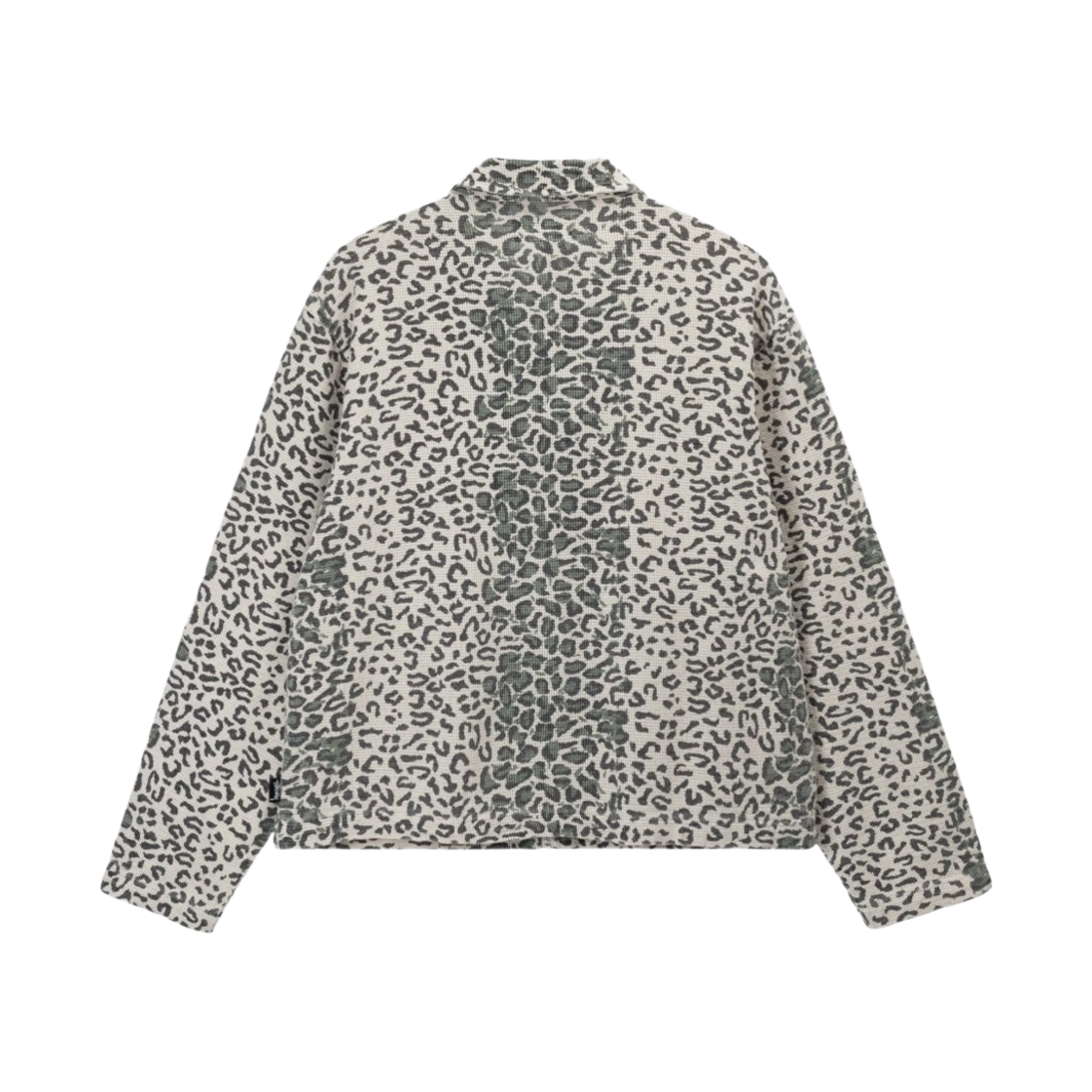 스투시 레오파드 메쉬 집 자켓 본(Stussy Leopard Mesh Zip Jacket Bone) - 2