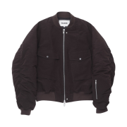 Haleine Cargo Pocket Bomber Jacket Burgundy (VJ321)