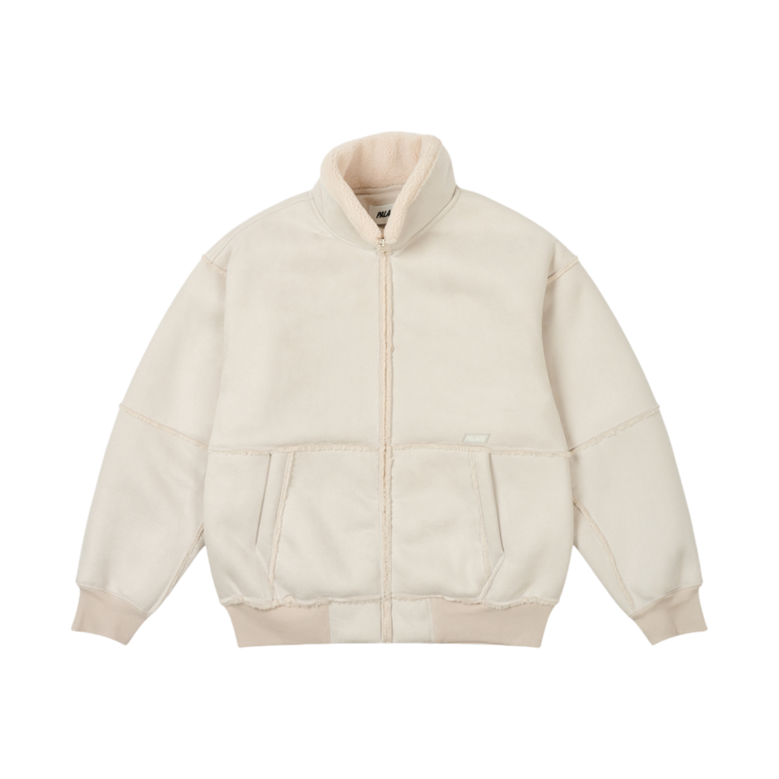 팔라스 셰르파 포우 스웨이드 퍼넬 소프트 화이트 - 24FW(Palace Sherpa Faux Suede Funnel Soft White - 24FW) - 1