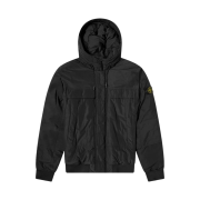 Stone Island 40826 Micro Reps Down Hooded Blouson Black - 20FW