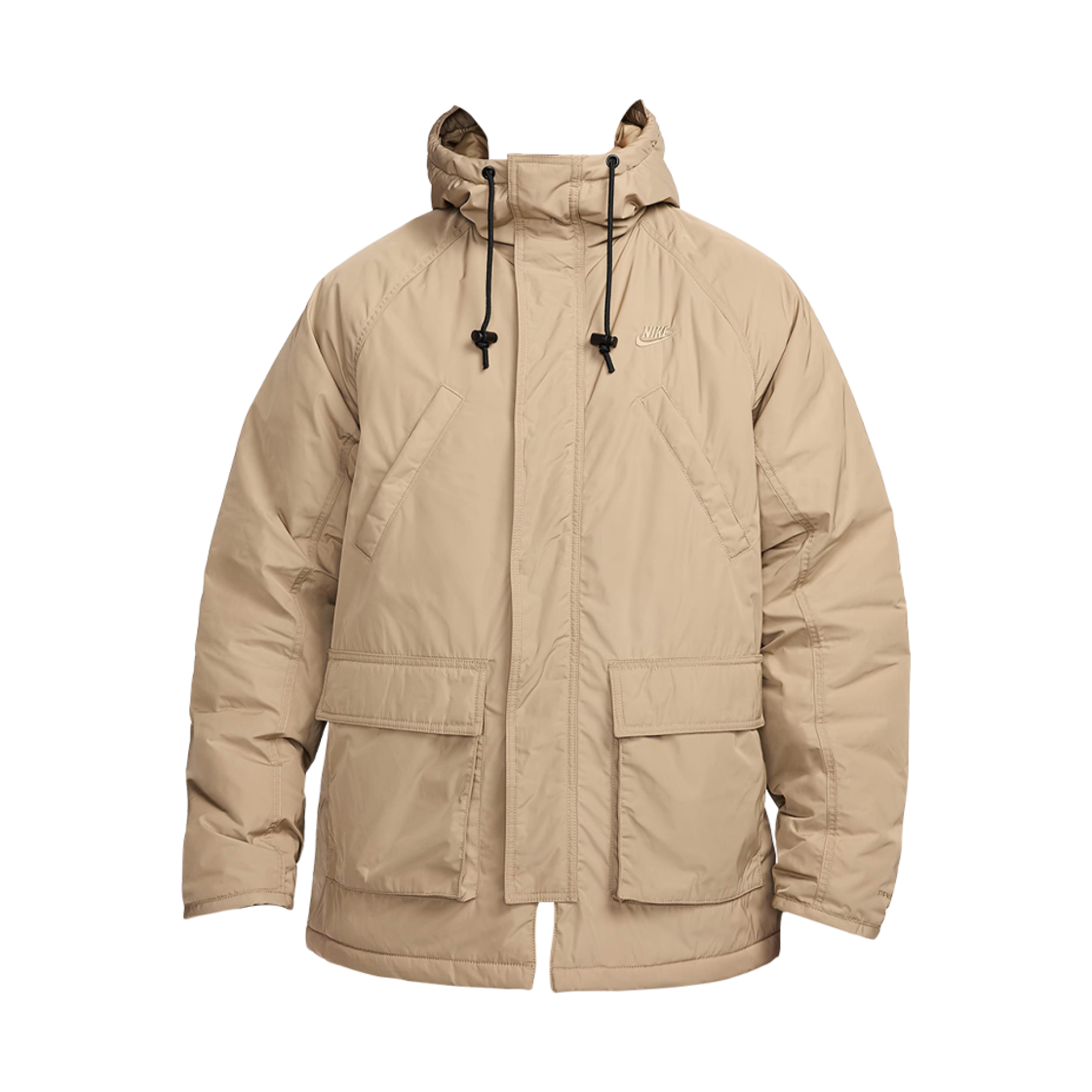 FZ0869-247 Nike  NSW Club Therma-Fit Parka Khaki Black - US/EU
