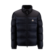Moncler Peuplier Short Down Jacket Navy Blue - 22FW