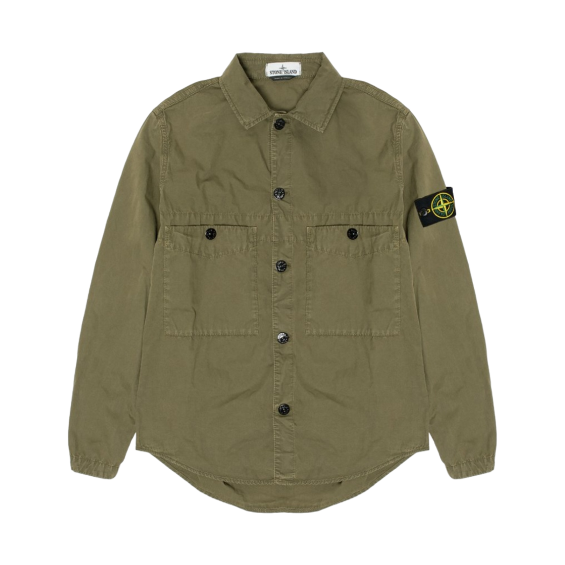 7415110WN-V0158 Stone Island 110WN T.CO+OLD Overshirt Olive Green - 21SS - 대표 이미지 #1