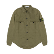 Stone Island 110WN T.CO+OLD Overshirt Olive Green - 21SS