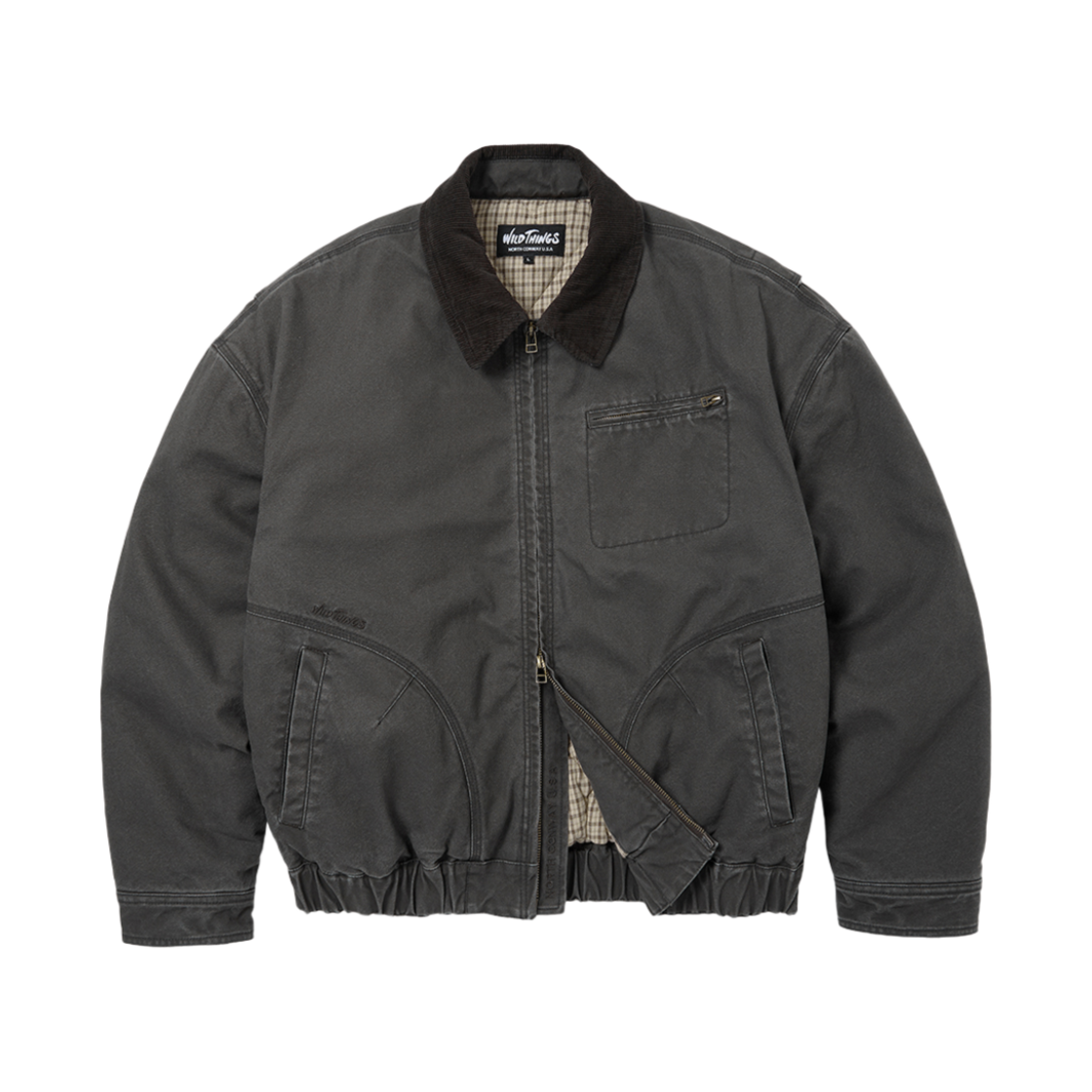 와일드띵스 빈티지 워크 자켓 그라파이트