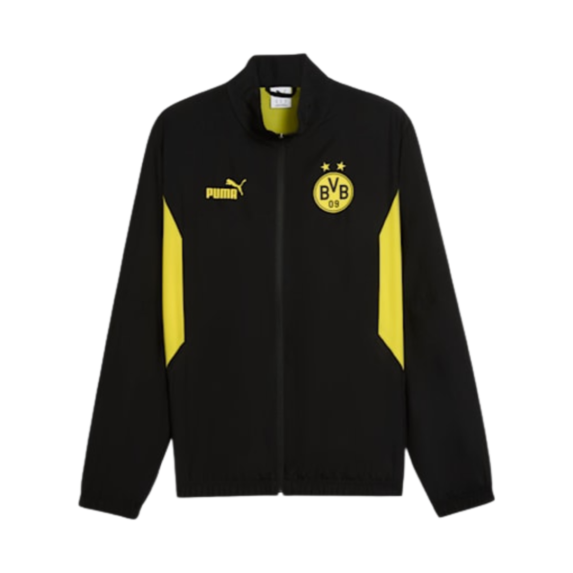 푸마 BVB 보루시아 도르트문트 풋볼 아카이브 자켓 블랙 옐로우(Puma BVB Borussia Dortmund Football Archive Jacket Black Yellow)