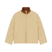 Kenzo Lightweight Quilted Down Jacket Beige